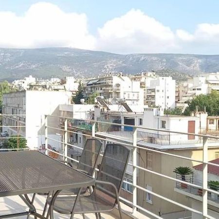 Blue -Spacious 1Bdr Corner Flat/Balcony/View Apartment Athens Ngoại thất bức ảnh